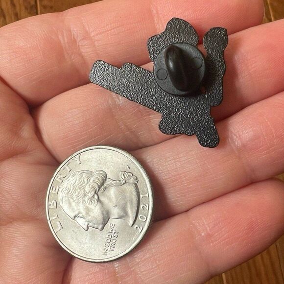 Hazbin Hotel Lucifer Iconic Take that Depression Mental Health Enamel Pin - Picture 8 of 8